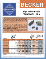BECKER CBN Sandwich Inserts